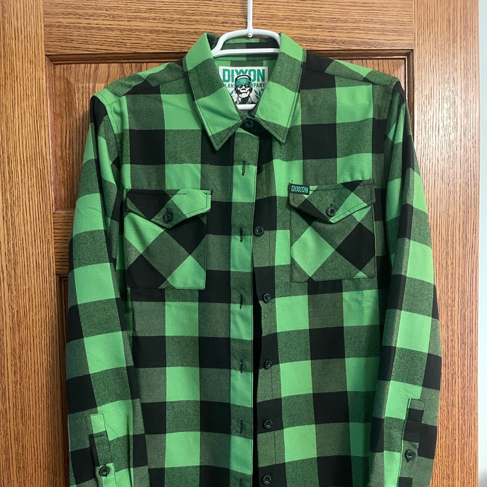 Women’s Dixxon Gang Green flannel